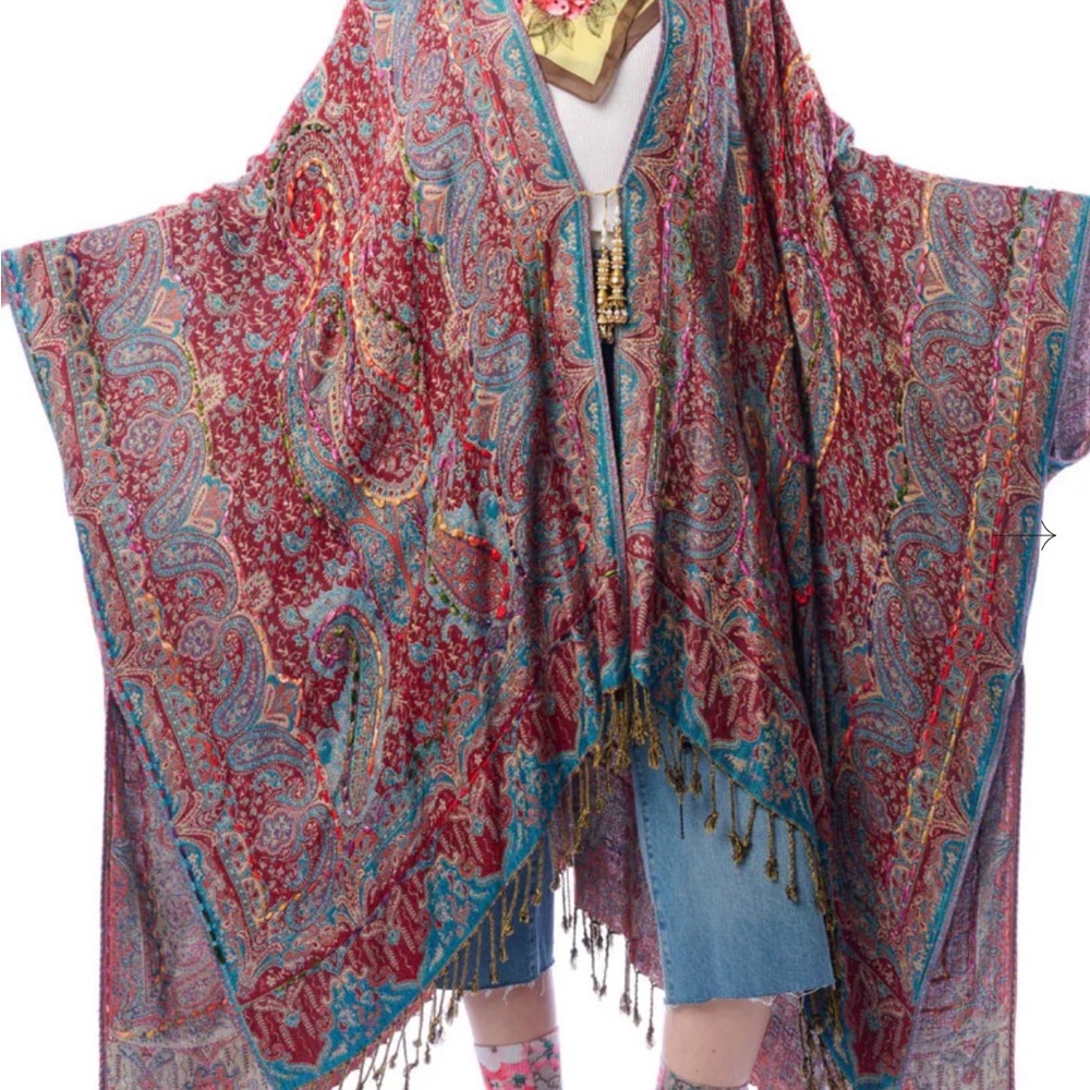 Bohemian Paisley Kimono NWT